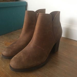 Clark Brown Leather Boots